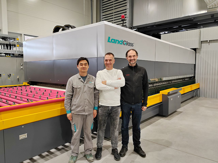 LandGlass Glass Tempering Furnace Successfully Operates in Slovakia